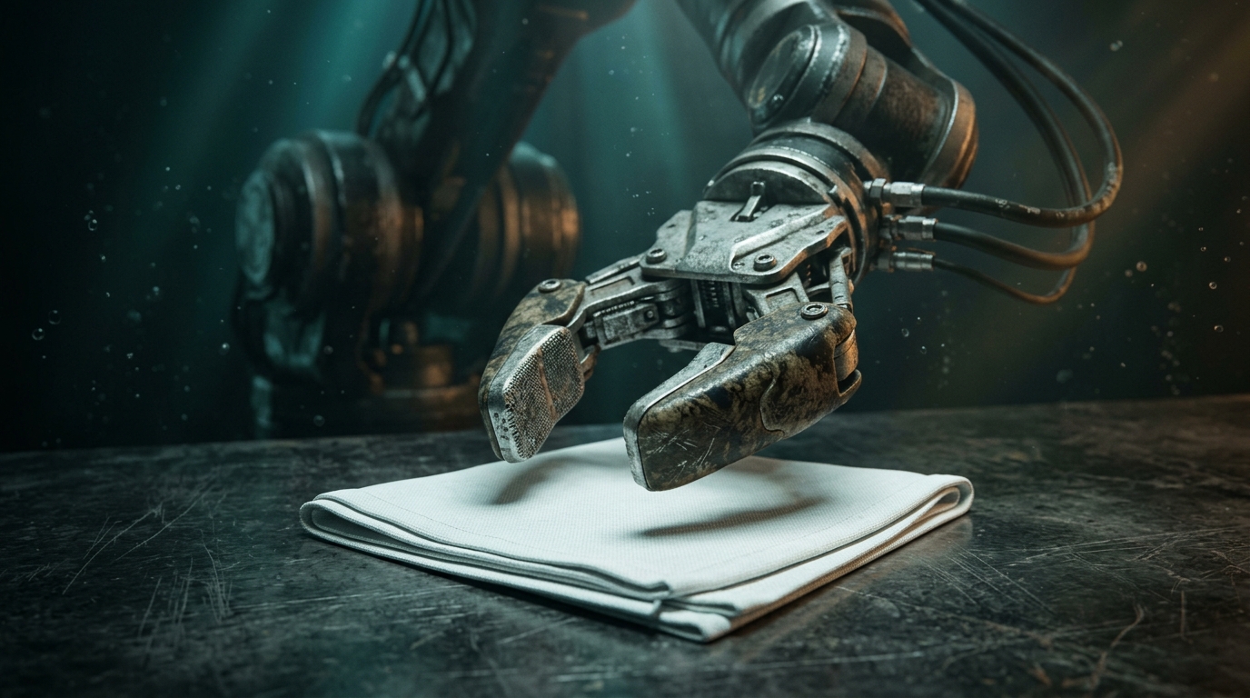 The Napkin You Didn't Watch: A Worn Gripper, Not a Model