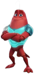 Hero Lobster Peeking Over Card