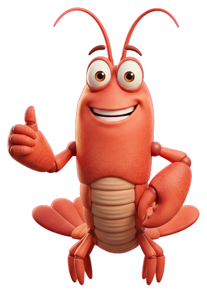 Hero Lobster Giving Thumbs-Up